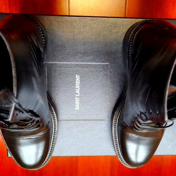 Saint Laurent Army Lace up Bootie - Picture 4 of 5